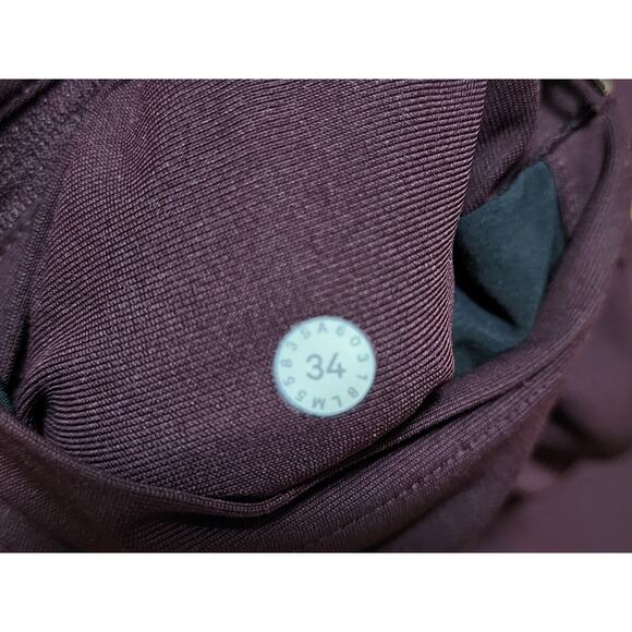 Lululemon Pants Men 34x31 ABC Classic Fit 5 Pocket Warpstreme Chino Burgundy Red - Picture 6 of 8